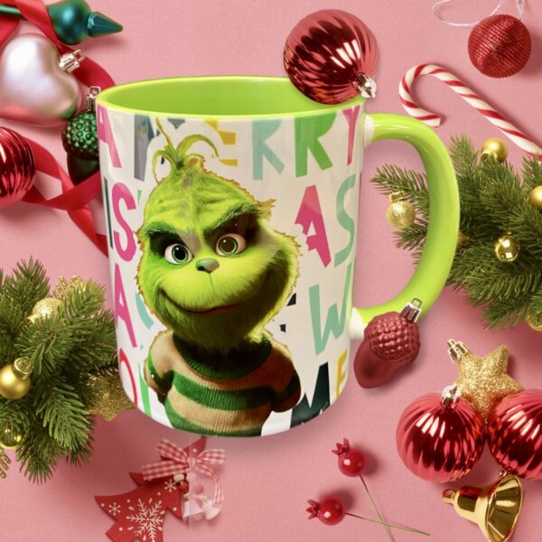 aqurat Weihnachtstasse Motiv Grinch